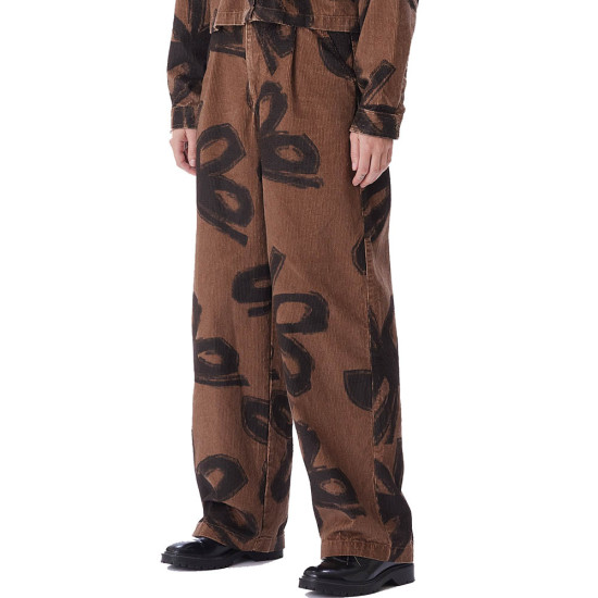 Obey Γυναικείο παντελόνι Nabi Baggy Cord Pant